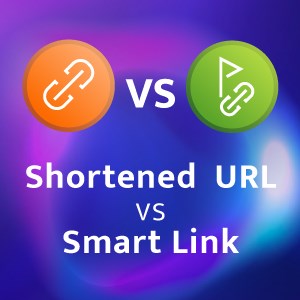 URL shortener Vs Smart Link Icon