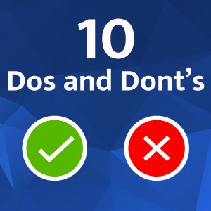 10 Dos and Don'ts Icon